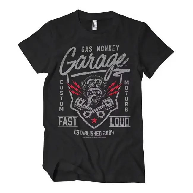 Aito Gas Monkey Garage Fast‘n Loud T-paita