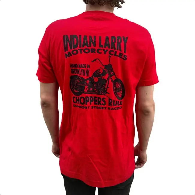 Alennus Indian Larry Support Street Racing T-paita