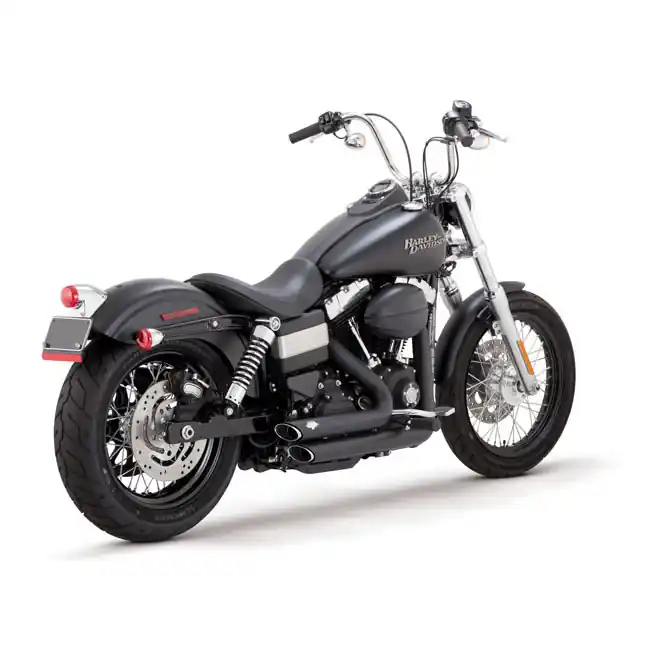 VANCE HINES SHORTSHOTS STAGGERED PCX HD 12-17 Dyna, musta Halpa