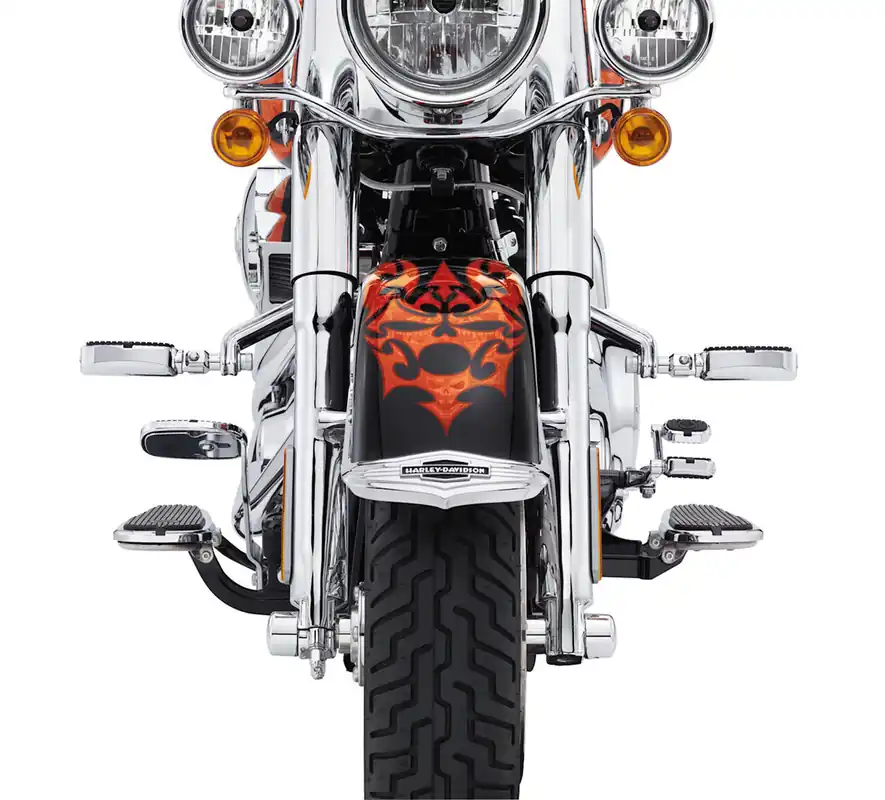 Löytö Whiskers säädettävät highway jalkatapit HD 00-17 Softail