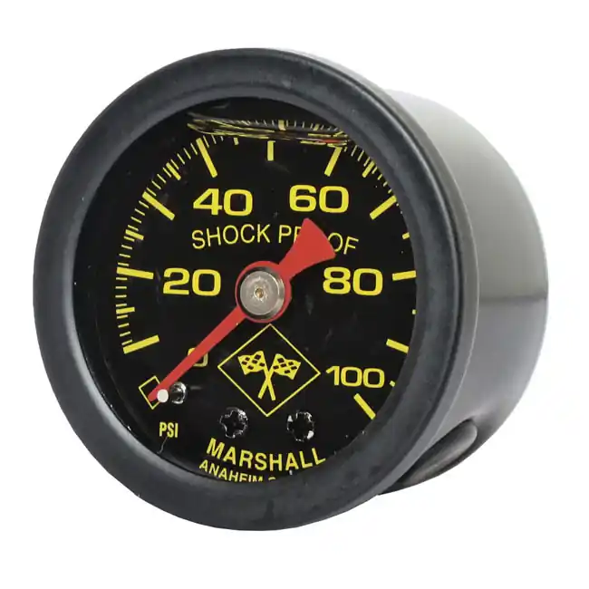 Alennettu Hinta Öljynpainemittari MARSHALL 0-100 PSI
