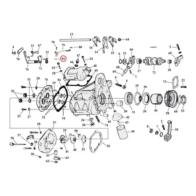 Vaihdelaatikon nopeussensorin o-rengas HD 96-02 Softail; 95-01 Dyna; 94-01 FLT Nopea Toimitus