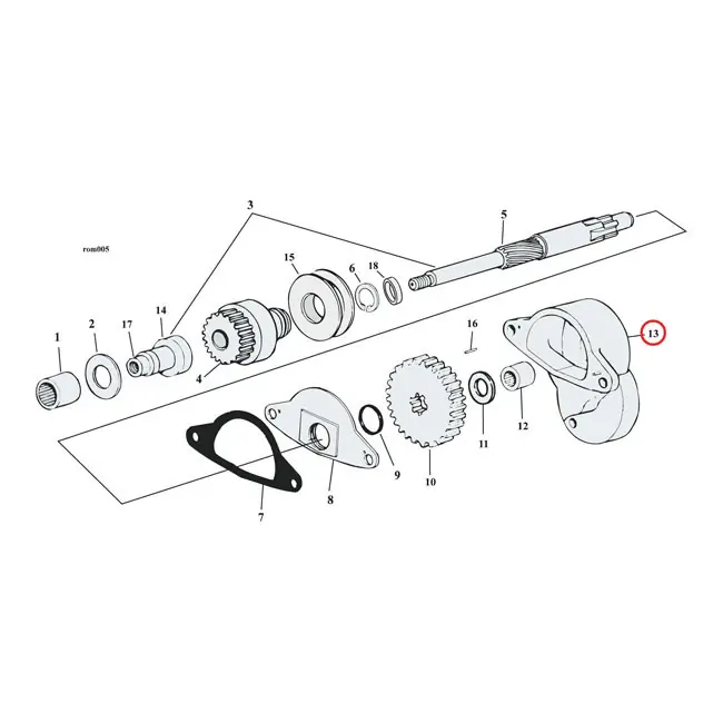 Asiakkaiden Suosikki Startin kiinnike 79-84 FX, FXWG, 84-85 FXST, HITACHI