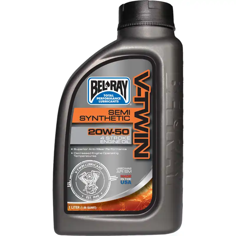 Alkuperäinen BEL-RAY V-TWIN 20W50 1L, semisynteettinen