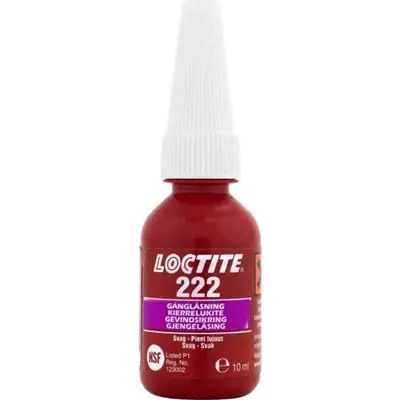 LOCTITE 222 10 ml KIERRELUKITE Asiakkaiden Suosikki