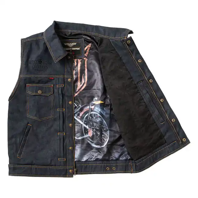 WCC 13 1/2 Dominator RAW denim farkkuliivi Rajoitettu Tarjous