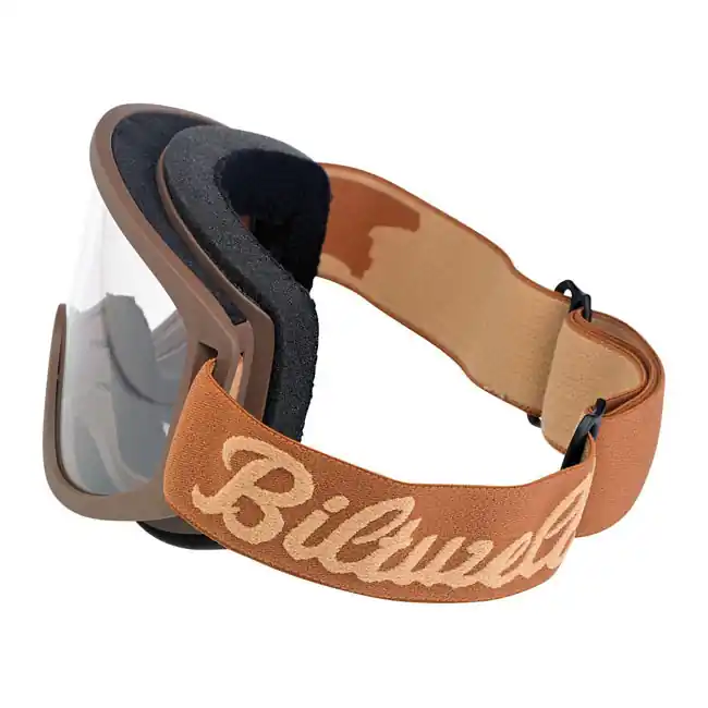 Biltwell Moto 2.0 SCRIPT CHOCOLATE ajolasit Flash-Tarjous