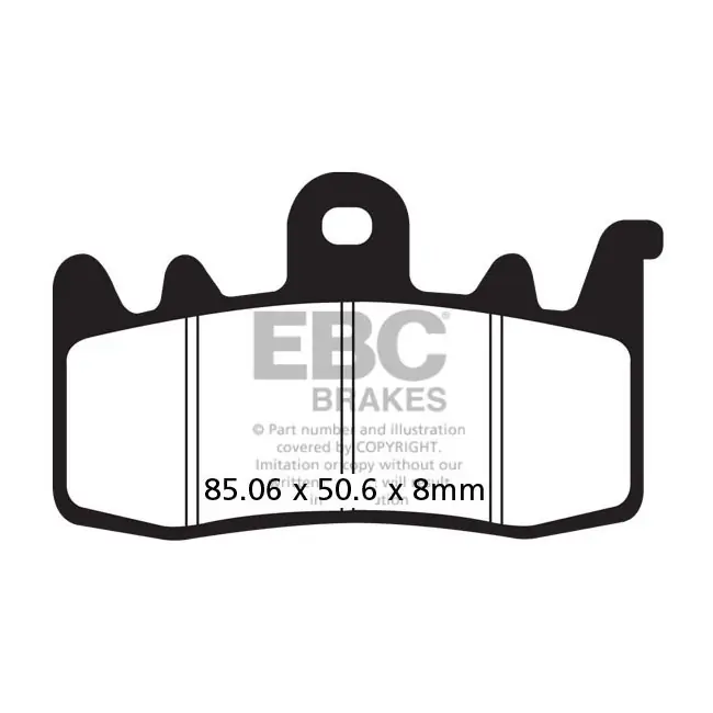 EBC DOUBLE-H SINTERED jarrupalat Alkuperäinen