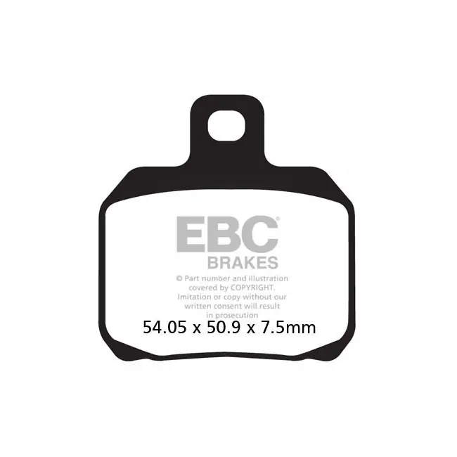 EBC DOUBLE-H SINTERED jarrupalat Ilmainen Palautus