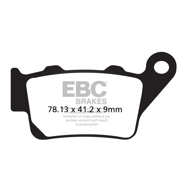 Sertifioitu EBC DOUBLE-H SINTERED jarrupalat