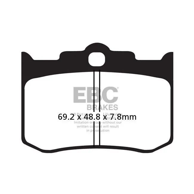 Uusi Malli EBC V-PAD SEMI SINTERED jarrupalat