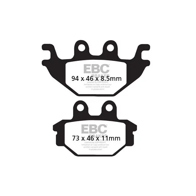 EBC V-PAD SEMI SINTERED jarrupalat Kampanjahinta