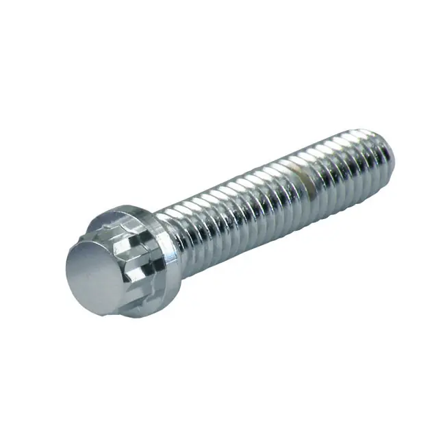 1/4-20 12-kanta pultit kromi 5kpl Sertifioitu