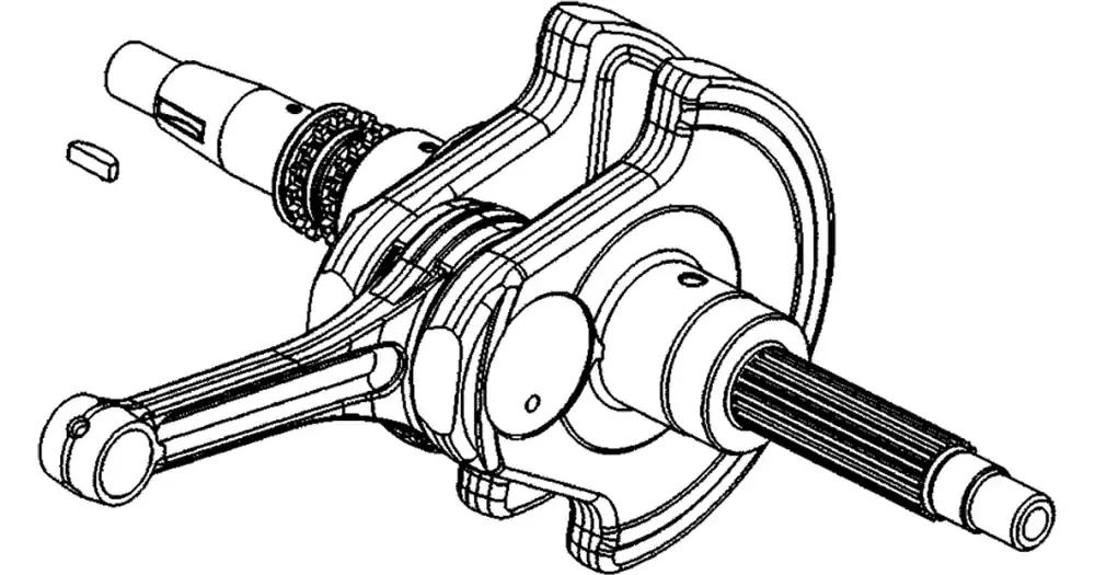 Pikatoimitus Kymco kampiakseli 14523-KED9-920