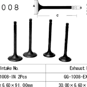 Alennus Vesrah GG-1008-IN imuventtiili