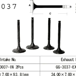 Älä Missaa Vesrah GG-3037-IN imuventtiili