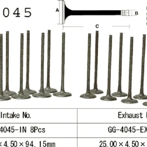 Vesrah GG-4045-EX pakoventtiili Merkkituote