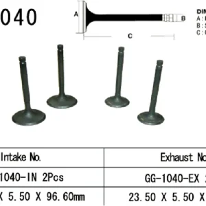 Edullinen Hinta Vesrah GG-1040-EX pakoventtiili