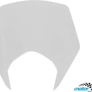 Poisto TNT ajovalon suoja, valkoinen, Derbi Senda DRD 10- / Gilera RCR, SMT 11-