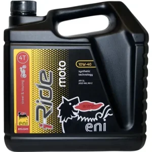 Agip ENI iRide -moottoriöljy, puolisynteettinen 4T 10W40 4L Viikonlopputarjous
