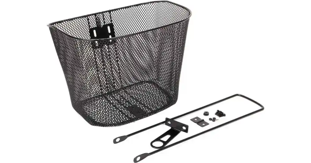 Polkupyöräkori, ohjaustankoon, kannattimilla + kiinnike 25cm, 34x25x26cm, CL-01 Paras Hinta