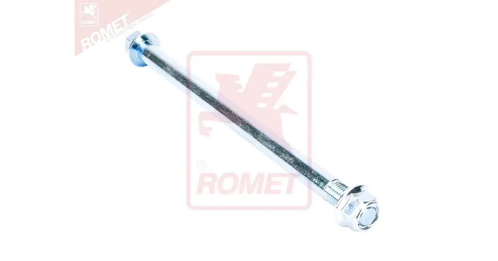 Alennus Romet Ogar Legend 125 -mallin swingihaarukan akseli (M14x225) mutterilla