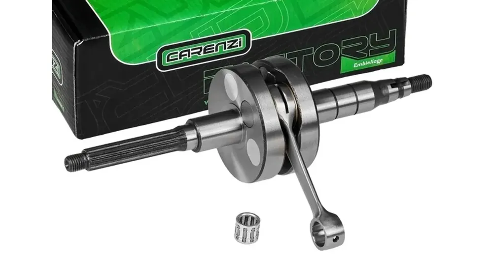 Kampiakseli, männäntappi 10mm, Carenzi Racing, Minarelli vertical Tilaa Heti