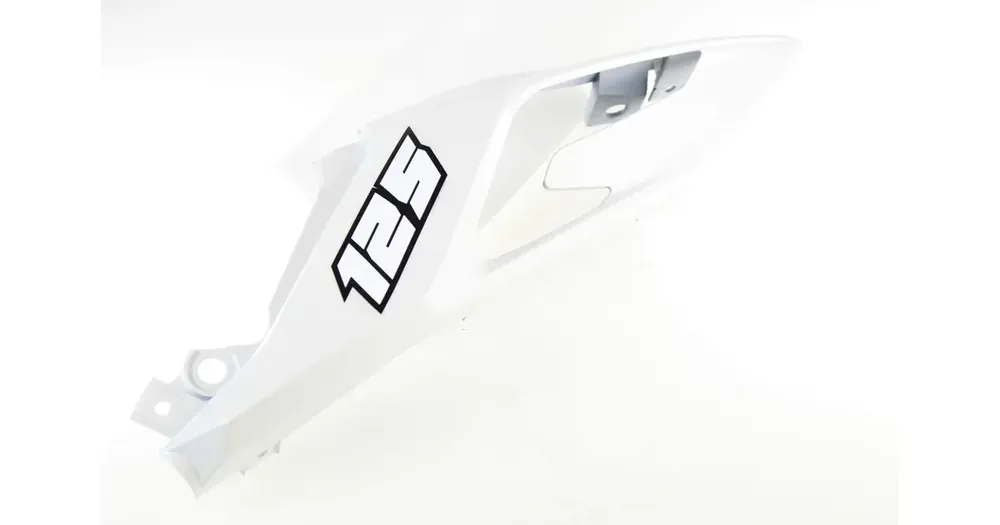 Päivän Tarjous Benelli TNT 125 Euro 4, vasen yläosan takakate, valkoinen