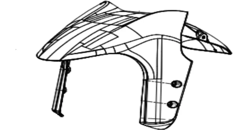 Lähetetään Heti Etulokasuoja punainen 021Z Benelli BN 251