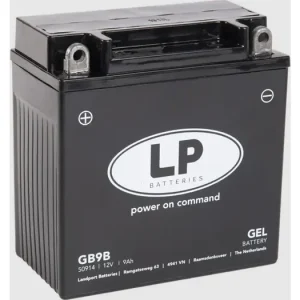 Landport GB9B geeliakku 12V 9Ah 136x75x141mm 100CCA Sertifioitu