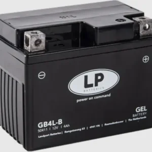 Alkuperäinen Landport GB4L-B geeliakku 12V 4Ah 116x71x86mm 40CCA