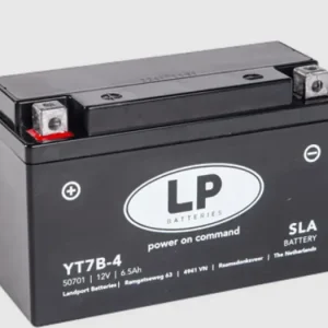 Landport YT7B-4 huoltovapaa akku 12V 6.5Ah 150x66x93mm 85CCA Alkuperäinen