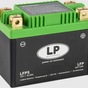 Ajankohtainen Landport LIFEPO4 LFP5 (YTX4LBS) litiumioniakku 12.8V 1.6Ah 19.2Wh 107x56x85mm 105CCA