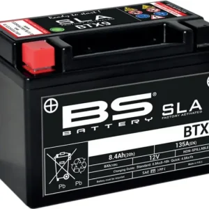 Tarjous Huoltovapaa akku BS Battery BTX9 (YTX9-BS) 12V 8Ah 150x87x105mm 135CCA
