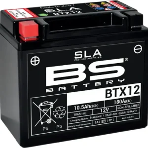 Alennettu Hinta Huoltovapaa akku BS Battery BTX12 (YTX12-BS) 12V 10Ah 150x87x130mm 180CCA