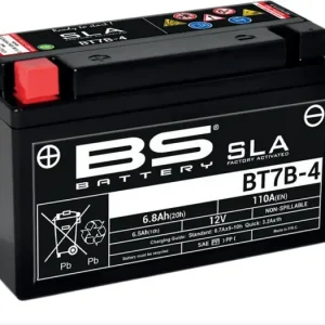 Edullinen Huoltovapaa akku BS Battery BT7B-4 (YT7B4) 12V 6.5Ah 150x65x93mm 110CCA