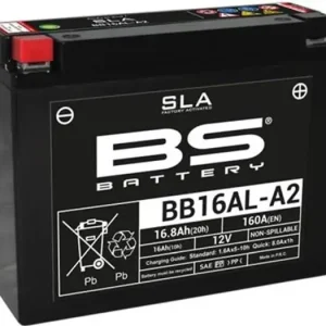 Ajankohtainen Huoltovapaa akku BS Battery BB16AL-A2 (YB16AL-A2) 12V 16Ah 205x71x164mm 160CCA