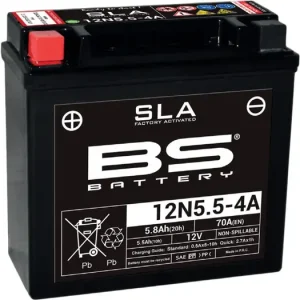 Paras Hinta Huoltovapaa akku BS Battery 12N5.5-4A (12N5.5-4A) 12V 6.5Ah 135x60x130mm 70CCA
