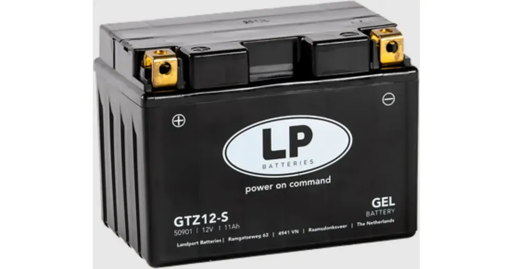 Uusi Malli Landport GTZ12-S geeliakku 12V 11Ah 151x87x110mm 190CCA
