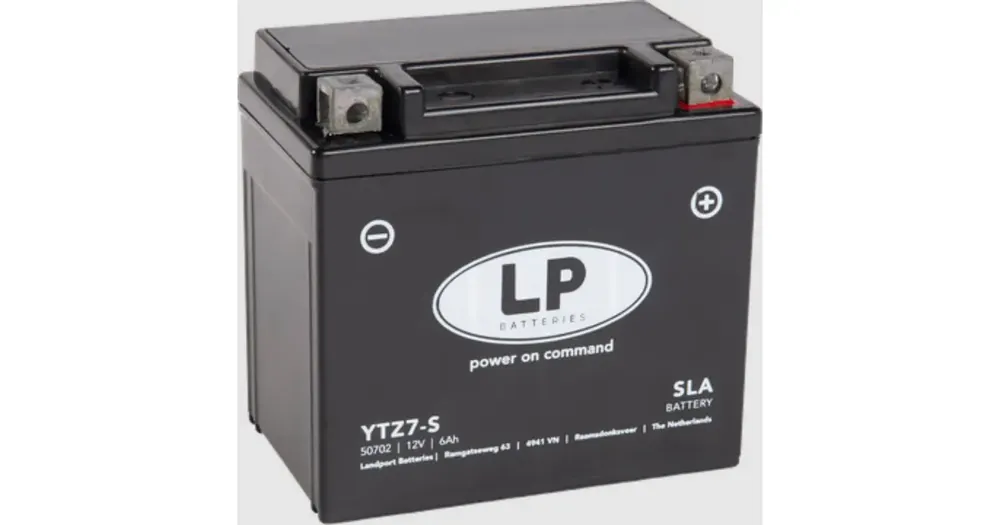 Uusi Malli Huoltovapaa akku Landport YTZ7-S 12V 6Ah 113x70x105mm 130CCA