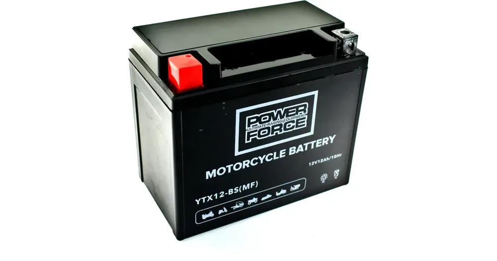 Tukkuhinta Power Force YTX12-BS huoltovapaa akku 12V 12Ah 150x87x130mm 180CCA