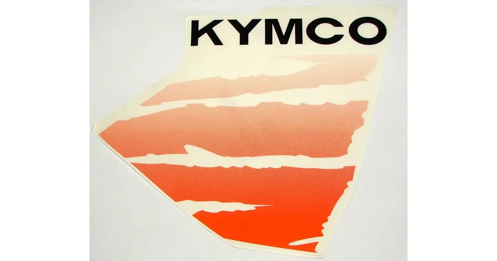 B-tarra oikeaan sivukatteeseen, oranssi Kymco Super 8 Alennus