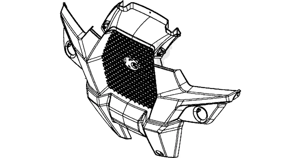 Superhinta Etukatteet alaosa musta N1R Kymco MXU 550 / MXU 700