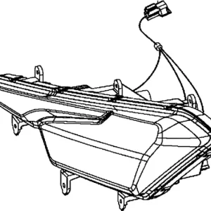 Vain Tänään Oikea etuvalo Kymco MXU