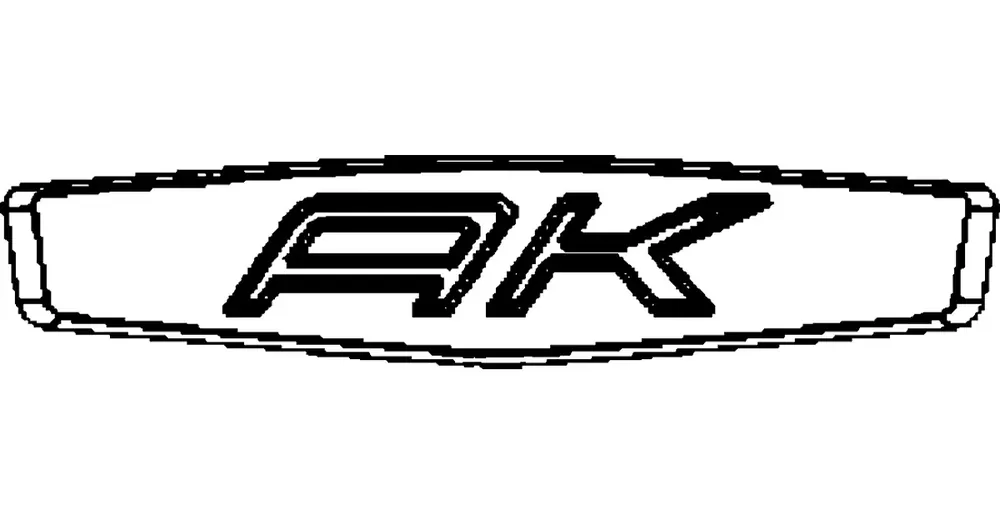 Ohjaustangon suojuksen tarra "AK" Kymco AK 550 Osta Verkossa