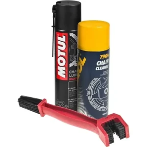 Mannol Motul Road -ketjunhoitosarja (harja + Chain Cleaner + C2+) Tarjous