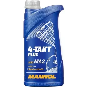 Mannol 7202 4T -moottoriöljy, 10W40, 1 litra, puolisynteettinen Alennettu