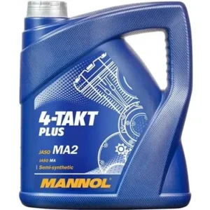 Sertifioitu Mannol 7202 4T -moottoriöljy, puolisynteettinen, 10W40, 4 litraa