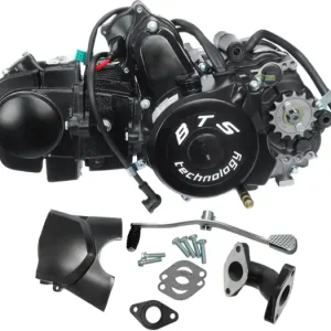 Alkuperäinen Moottori, 125cc, täydellinen, 1+1 vaihdetta, mönkijä, ATV, BTS Moretti Parts