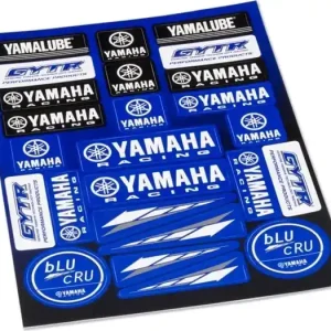 Tarra-arkki 210x297mm Yamaha Racing -tarroja Tilaa Nyt